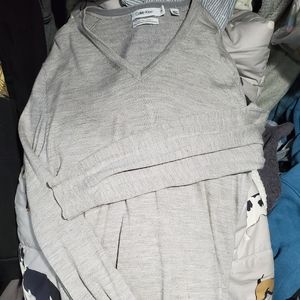 Calvin Klein extra fine merino wool sweater vneck